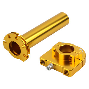 มือจับคันเร่งซูชิงขนาด 22 มม. ผลิตจากอะลูมิเนียมอัลลอยด์ CNC แบบดัดแปลงขนาดใหญ่ สำหรับรถจักรยานยนต์ออฟโรด - Product Image 5