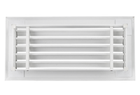 Le fabricant fournit une grille de ventilation carrée en PVC pour climatisation, style retour à 30 degrés, réglable et durable