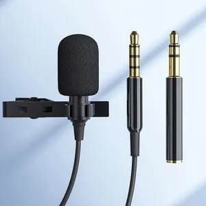 Mini micro à pince microphone à collier sans fil pour enseignants micro sans fil lavalier de studio professionnel