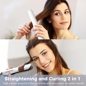 Mini Plancha Inalámbrica para Flequillo, Recargable Tipo-C, Anti-Frizz, Herramienta <span class=keywords><strong>de</strong></span> Fijación <span class=keywords><strong>de</strong></span> <span class=keywords><strong>Cabello</strong></span> <span class=keywords><strong>de</strong></span> Emergencia - Product Image 5