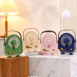 Portable <b>Desk</b> Fan With Brushless Motor Usb Rechargeable <b>Foldable</b> Handheld For Indoor Outdoor Use - Product Image 1