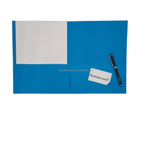 Durably phổ biến A4 màu xanh chèn Túi giấy với vỏ sò trình bày Pocket thư mục - Product Image 5