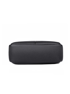 Sac à bandoulière en cuir PU OEM pour hommes, sac messager d'affaires en cuir de vache véritable, sac bandoulière réglable, sac à bandoulière tendance - Product Image 4