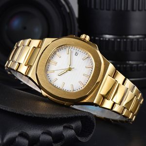 Montre analogique contemporaine minimaliste en alliage doré avec fenêtre de date, un incontournable, et portefeuille, un cadeau idéal pour papa - Product Image 5