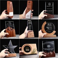 Nuevos Trofeos de Cuarzo Transparente Hechos a Medida, Placas de Autorización, Etiquetas con Nombre para Niños - Regalos Empresariales con Logotipo Personalizado para la Temporada de Graduación