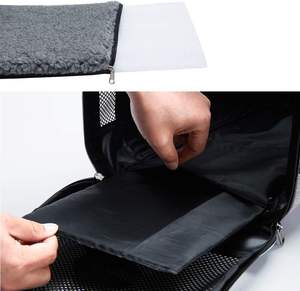 Taşınabilir tasarımcı arabası Tote evcil hayvan seyahat çantası açık yürüyüş ve alışveriş için pratik Crossbody köpek taşıyıcılar çanta - Product Image 3