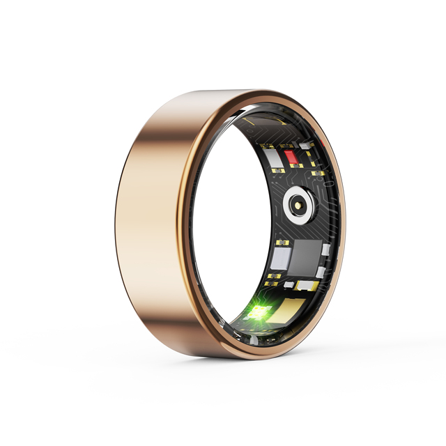 Smart Ring With APP Heart Rate Stress SpO2 Health Tracker 18mAh IP68 Waterproof Smart Ring