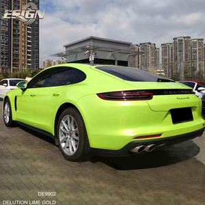 ม้วน59ft พีวีซีเปลี่ยนสีได้สำหรับห่อยานพาหนะสีทองมะนาวมื้อเย็น5ft สีเขียวเปลี่ยนสีได้ป้องกันรอยขีดข่วน - Product Image 3