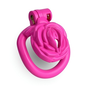 Cage de chasteté inversée rose FRRK en forme de rose pour hommes, cage à pénis, conception masculine, verrou de chasteté pour hommes - Product Image 1