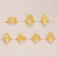 Bague pour femme tendance, bijoux fins, plaqué or 24 carats, bague de mariage