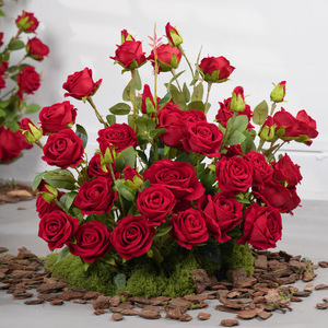 Ramo de Rosas Artificiales Greenway de 30cm-100cm para Decoración de Bodas y San Valentín - Product Image 4