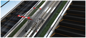 Lớn hiệu quả và thuận tiện nhân bản thang cuốn Giỏ mua hàng cho siêu thị trung tâm sân bay tàu điện ngầm - Product Image 3