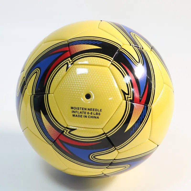 Pvc Pu חומר כדורגל Pu כדורגל כדורי עור ייצור מכונת כדורגל ייצור הדפסה מותאמת אישית מוצרי ספורט