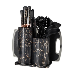 25-Piece Kitchenware <b>Gadgets</b> <b>Tool</b> <b>Kitchen</b> Knife Set Silicone Cooking Utensils Set With Cutting Board - Product Image 1