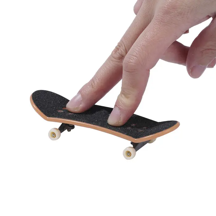 Wholesale Mini Skateboard Toy Fingerboard Heat Transfer Logo Plastic Finger Board