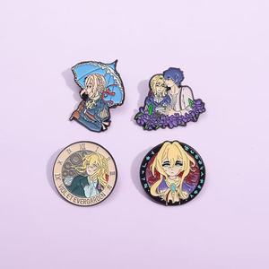 Viola <span class=keywords><strong>Evergarden</strong></span> Anime ragazza squisita distintivo di metallo per la festa nazionale di natale decorazioni di Halloween a mano fata Pin per i fan - Product Image 3