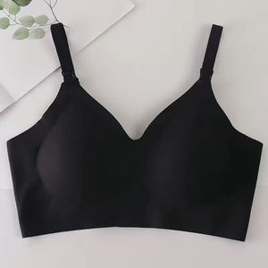 IBGUH confortevole reggiseno Push-up Wireless morbido per donna senza cuciture triangolo coppetta Lingerie traspirante reggiseno intero - Product Image 5