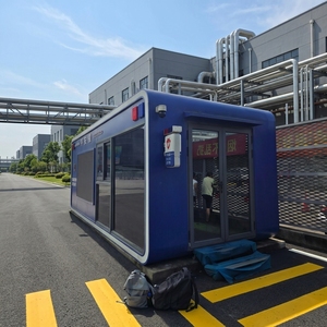 Postazione di Sicurezza Integrata in Container Mobile per Campus Scolastici, Cabina <span class=keywords><strong>Compatta</strong></span> per Guardie di Sicurezza per Istituti Educativi - Product Image 3