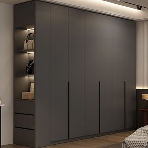Balom Optimized Storage Home Furniture Modern Minimalist Sliding Door <strong>Wardrobe</strong> Top <strong>Cabinets</strong> Convertible Folding Feature for - Product Image 1