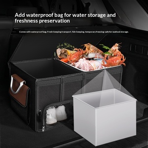 Caja de Almacenamiento de Nailon <span class=keywords><strong>para</strong></span> Maletero de <span class=keywords><strong>Coche</strong></span> y Organizador de Vehículos <span class=keywords><strong>para</strong></span> Accesorios de <span class=keywords><strong>Coche</strong></span> y Almacenamiento de Zapatos - Product Image 1