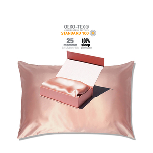 Juego de Funda de Almohada, Antifaz y Funda de Cojín de Seda de Morera 100% OEKO-TEX Grado 6A, Caja de Regalo con Logotipo Personalizado, Regalo de Lujo Antienvejecimiento OEM - Product Image 2