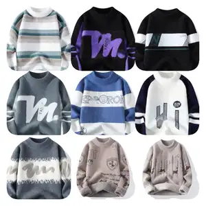 Wholesale factory cheap high quality style new spring and autumn sweaters boys thin cardigan sweaters Children's sweaters girls