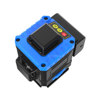 Niveau laser rotatif à 360 degrés 4d auto-nivelant rotatif 16 lignes outil vert mini niveau laser de construction