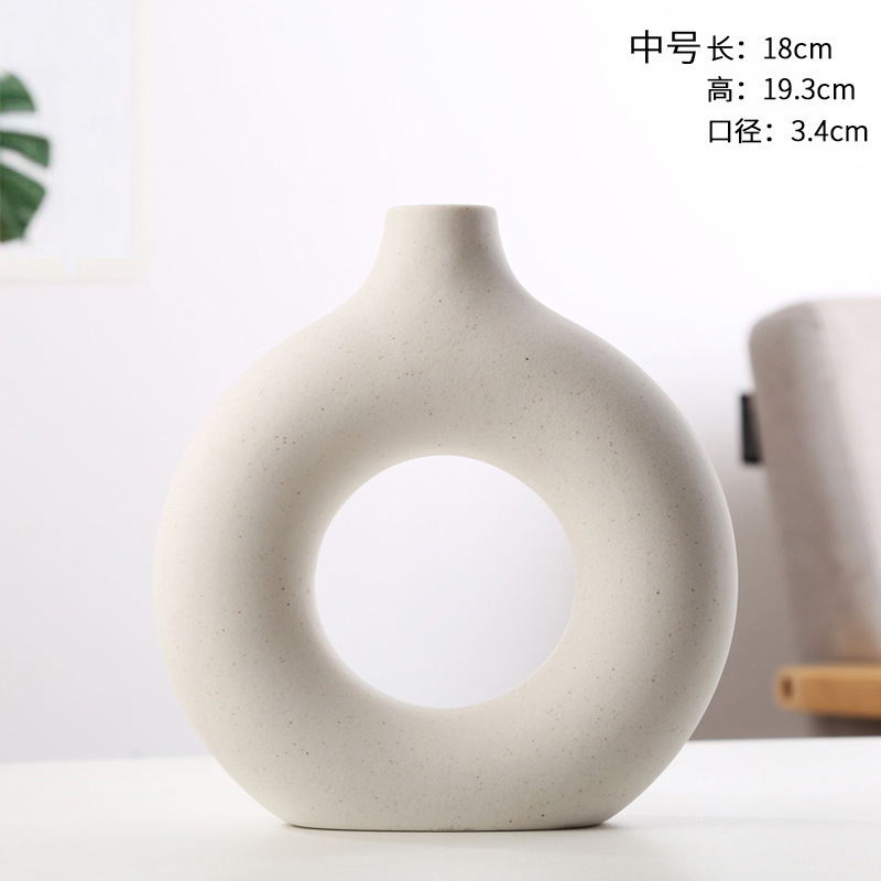 Cercle de riz blanc moyen