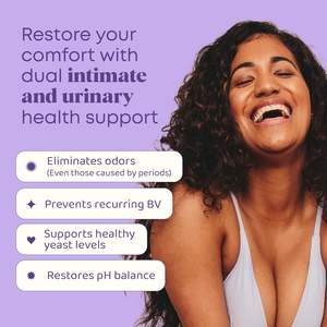 Éliminateur d'odeurs vaginales pour femmes et équilibre du pH | Probiotique avec canneberge, hibiscus et lactobacilles pour le traitement des odeurs vaginales - Product Image 3