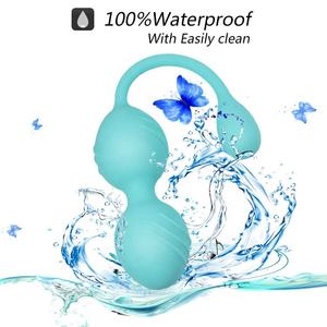 Volwassenen seks IPX7 waterdichte tactiele vibrerende kegelbal verzwaarde <span class=keywords><strong>vagina</strong></span> verstevigingsoefenaar vrouw USB oplaadbaar 10 - Product Image 4