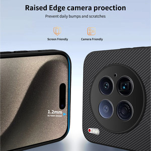 Funda de cuero PU con textura de fibra de carbono para Tecno Camon 40 Premier Camon40 Pro 30 fundas traseras duras magnéticas antideslizantes de parachoques de TPU - Product Image 3