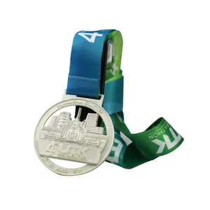 Commercio all'ingrosso della fabbrica Jiu Jitsu Karate Running Soccer Match oro argento bronzo 3d Hollow-out medaglia personalizzata