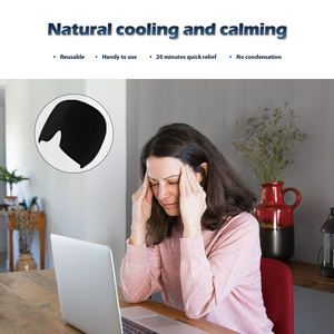 Buz kafa şal, baş ağrısı kabartma şapka ve migren kap soğuk Compress s, migren kabartma, stres giderici - Product Image 5