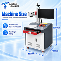 Machine de gravure au laser à fibre industrielle 20W-50W pour le marquage des outils métalliques, des plaques signalétiques, des pièces automobiles et des composants électroniques