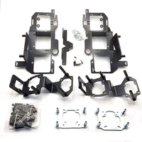 Accessoires de modification de voiture Support d'objectif de projecteur LED Cadre adaptateur pour 2024 Toyota Prado LC250 Support de projecteur matriciel LED