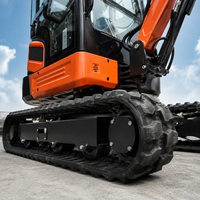 LIVRAISON GRATUITE Mini-excavatrice sur chenilles 3 tonnes, 1,8 tonne, 2,5 tonnes, machine de terrassement à moteur, mini-pelle, prix