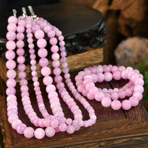 Collar de Spodumen Morado de Moda DAISY youf, Pulsera de Cuentas de <span class=keywords><strong>Jade</strong></span> para Mujer, Conjunto de Accesorios con Cuerda Elástica - Product Image 4