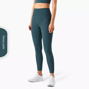 Vente en gros de leggings de yoga taille haute en nylon et élasthanne mélangés de haute qualité, sans couture sur le devant, pantalons de yoga - Product Image 4