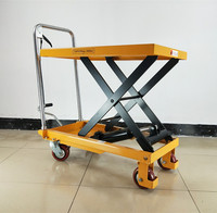 Nouvelle plateforme élévatrice mobile hydraulique 500 kg, dimensions 1200x610x80 mm, hauteur de plateforme 3 m, empattement 1520 mm, origine Jiangsu