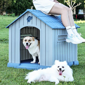 Casa para Perros y Gatos <span class=keywords><strong>Grande</strong></span>, Desmontable, de Plástico, Resistente a la Lluvia, Lavable, Fácil de Montar, para Exteriores - Product Image 4