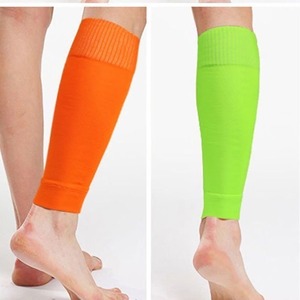 Wholesale Men's <b>Leg</b> <b>Warmers</b> Football Sports Socks Without Foot Adults Shin Guard Calf Plus Size Kids Brace Gear - Product Image 2