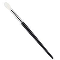Pinceau de maquillage professionnel en bois à poils en nylon effilés pour estomper le correcteur, les fards à paupières et la poudre, pour les yeux et le visage