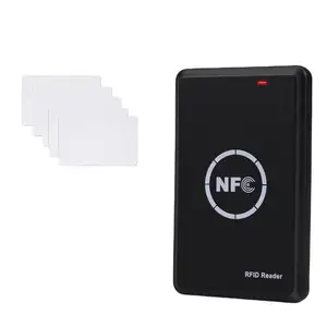 RFID 복사기 복사기 125KHz 키 fob NFC 스마트 카드 리더 13.56MHz 암호화 프로그래머 USB UID T5577 EM4305 카드 태그 쓰기