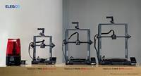 ELEGOO Printer 3D Neptune 3 Max FDM, Printer 3d kecepatan tinggi cepat