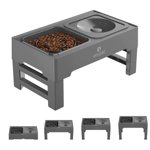 Ciotola <span class=keywords><strong>per</strong></span> Cani Petop con Supporto 2 in 1, Ciotola Rialzata in Acciaio Inox <span class=keywords><strong>per</strong></span> Alimentazione Lenta e Antigoccia <span class=keywords><strong>per</strong></span> Cani di Taglia Media e Grande - Product Image 2