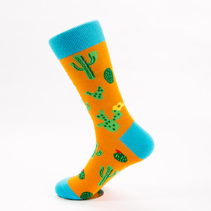 Calcetines de Algodón 200N con Diseños Variados: Cactus, Panda, Ballena, Pirata, Pulpo, Animales del Desierto y Marinos, Calcetines de Algodón Novedosos para Hombre, Regalo Casual - Product Image 1