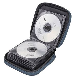 BSCI Factory <b>Customize</b> Logo Size Design <b>CD</b> Case Holder Portable 32 <b>CD</b>/DVD Disc Storage Wallet Organizer Bag for Car - Product Image 1