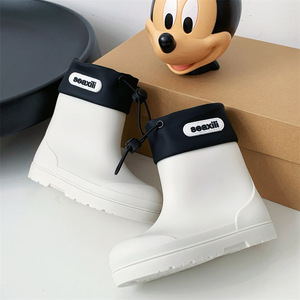 Nuevas Botas de Lluvia para Niños con Cierres Elásticos, Resistentes al Agua, Antideslizantes y Cómodas - Product Image 2