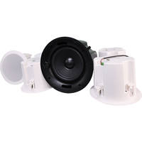 Kit de 6 enceintes portables pour home cinéma, subwoofer 8 pouces 80W, 2.0 canaux, télécommande, compatible application, enceintes de plafond pour ordinateur