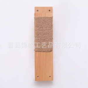 แผ่นข่วนเล็บแมวไม้ติดผนัง ทนทาน ทำด้วยมือ สำหรับใช้ในบ้าน - Product Image 2
